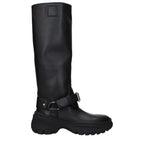 Black Leather Boots