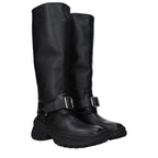 Black Leather Boots