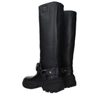 Black Leather Boots