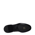 Black Leather Oxfords And Derbies