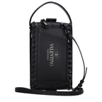 Black Leather Clutch Bag
