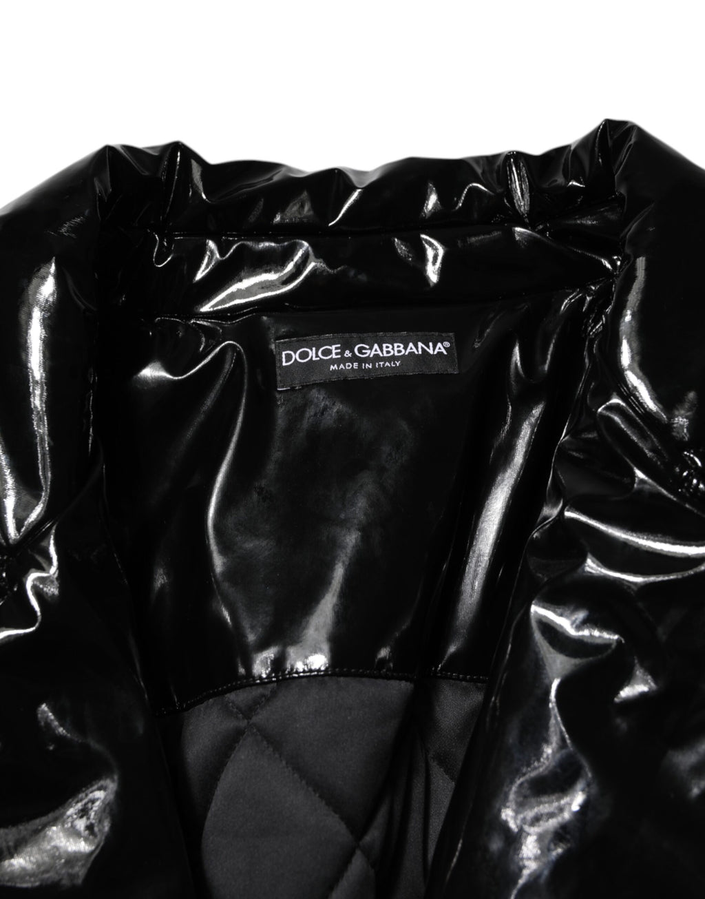 Polyester Black Quilted Puffer Coat  Jacket