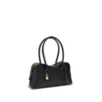 Black Polyester Shoulder Bag
