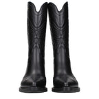 Black Cotton Boots