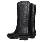 Black Cotton Boots