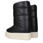 Black Leather Ankle Boots