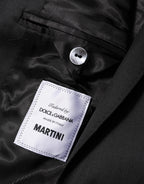 Black Single Breasted Men Coat MARTINI Blazer