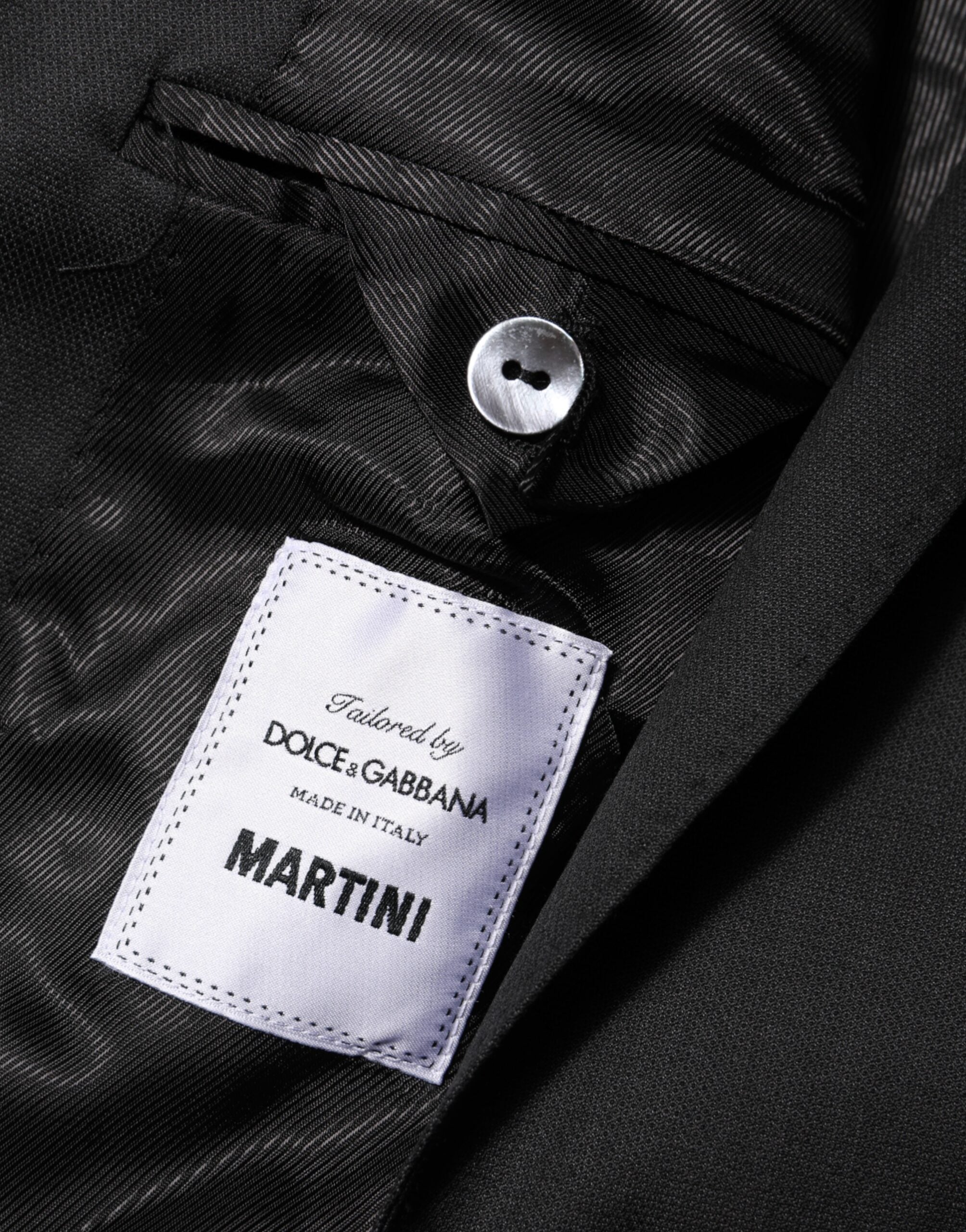 Black Single Breasted Men Coat MARTINI Blazer
