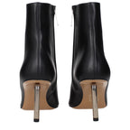 Black Leather Ankle Boots