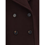 Bordeaux Fleece Wool Coat