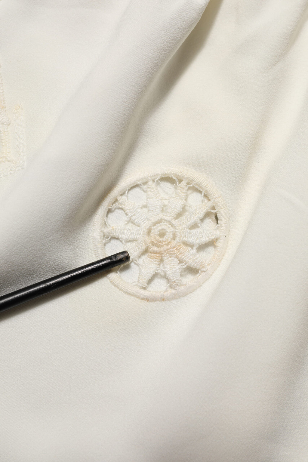 White Floral Lace Sleeveless Midi Dress