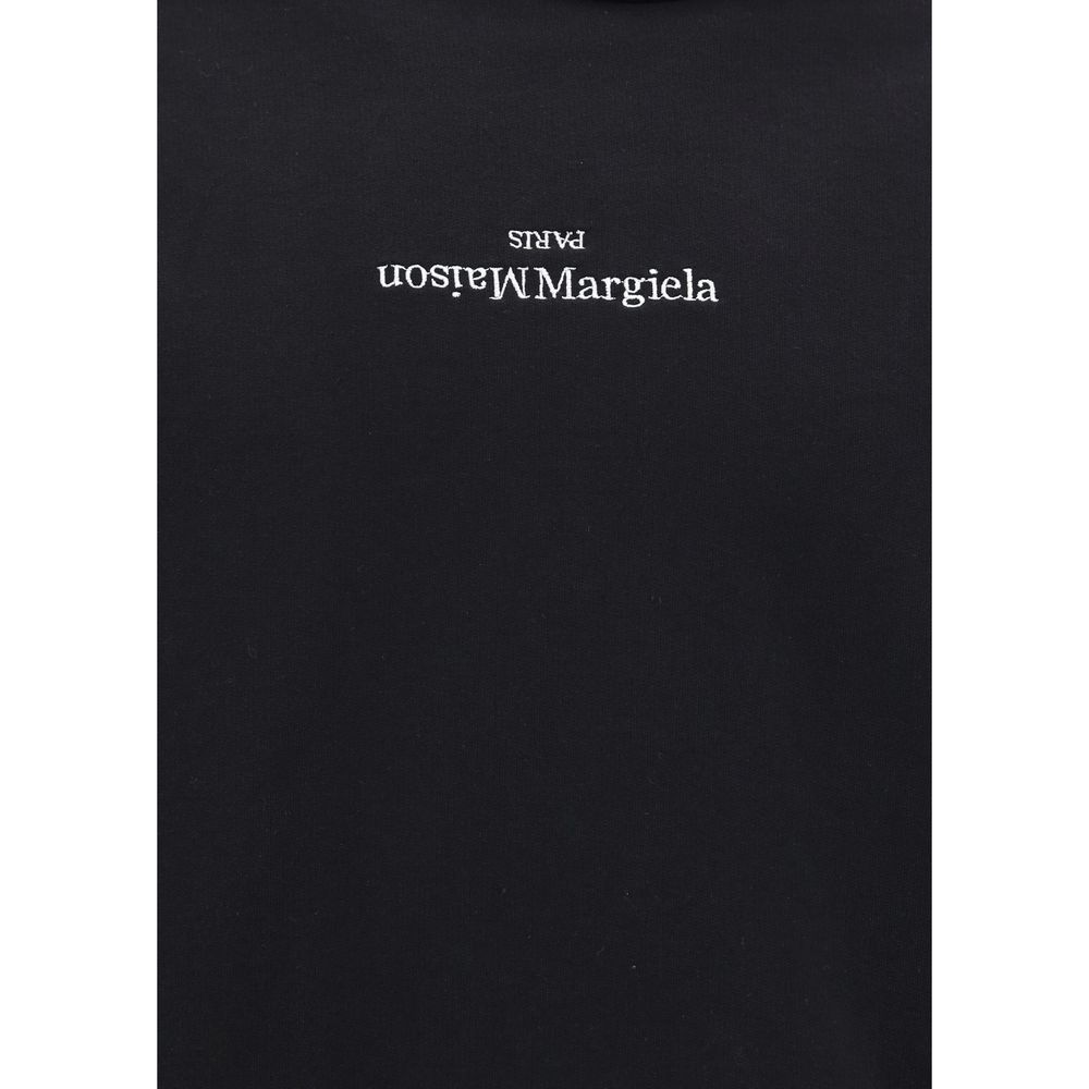 Black Cotton Sweatshirt