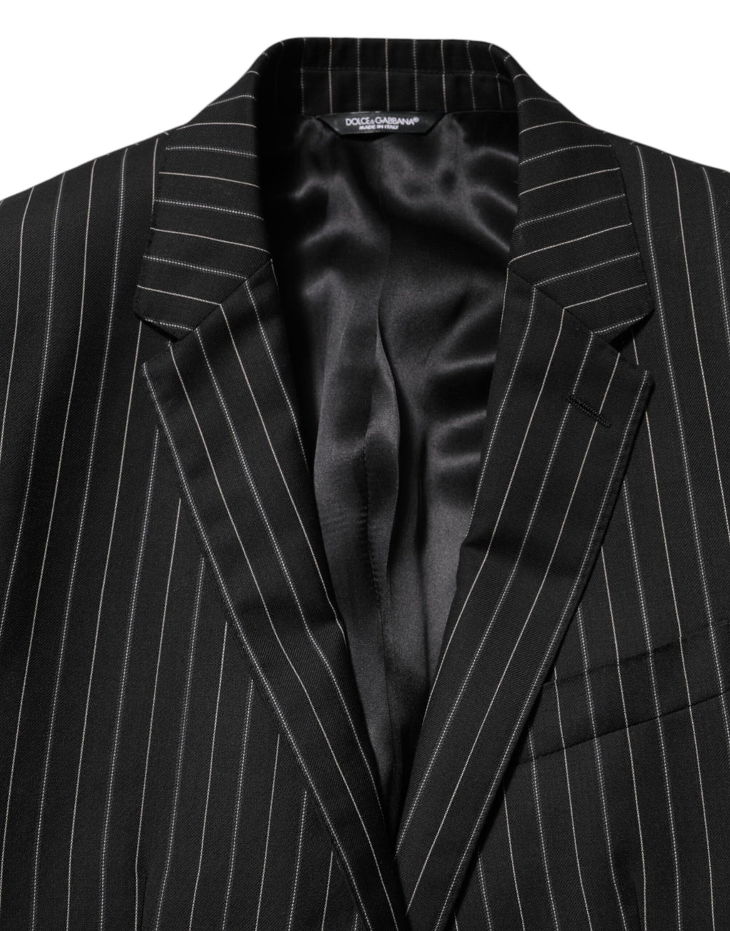Dark Gray Stripes MARTINI 1 Button Suit Blazer