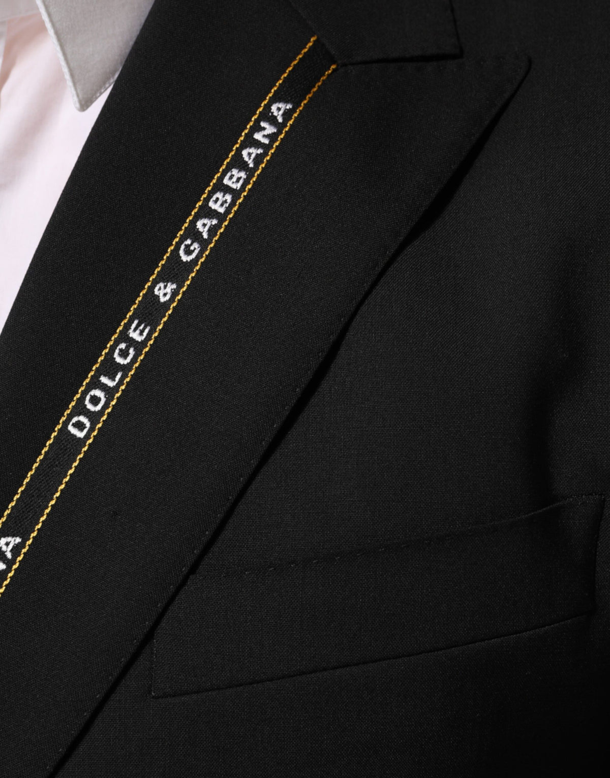Black SICILIA Double Breasted Jacket Blazer