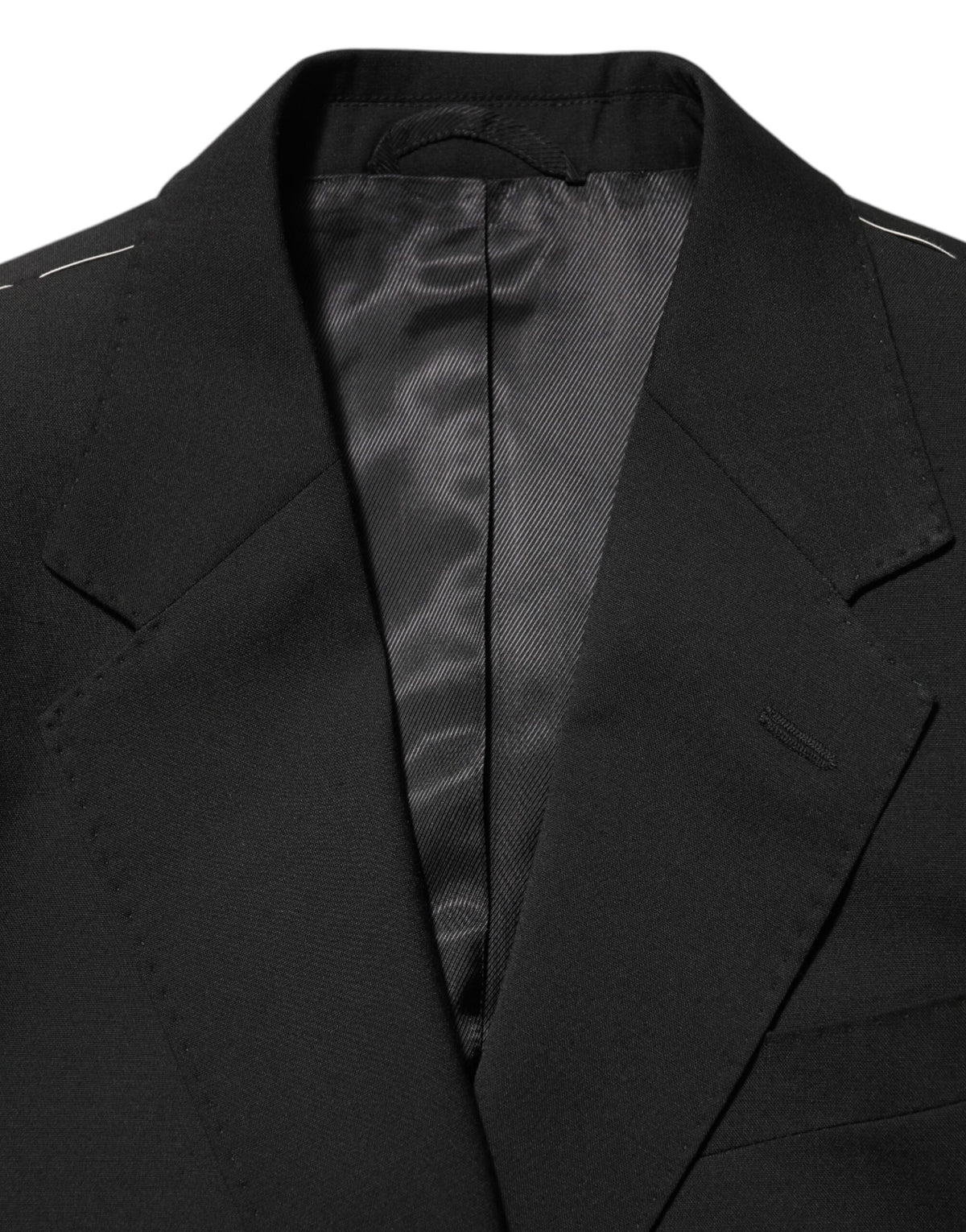Black STAFF 2 Buttons Suit Jacket Blazer