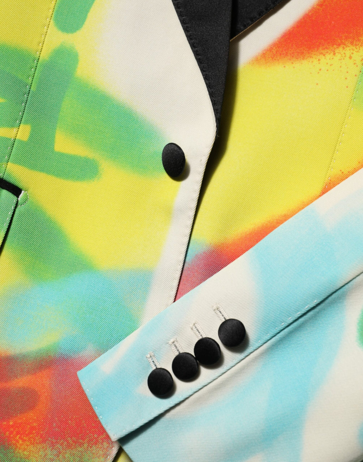 Multicolor Graffiti SICILIA 1 Button Men Suit Blazer