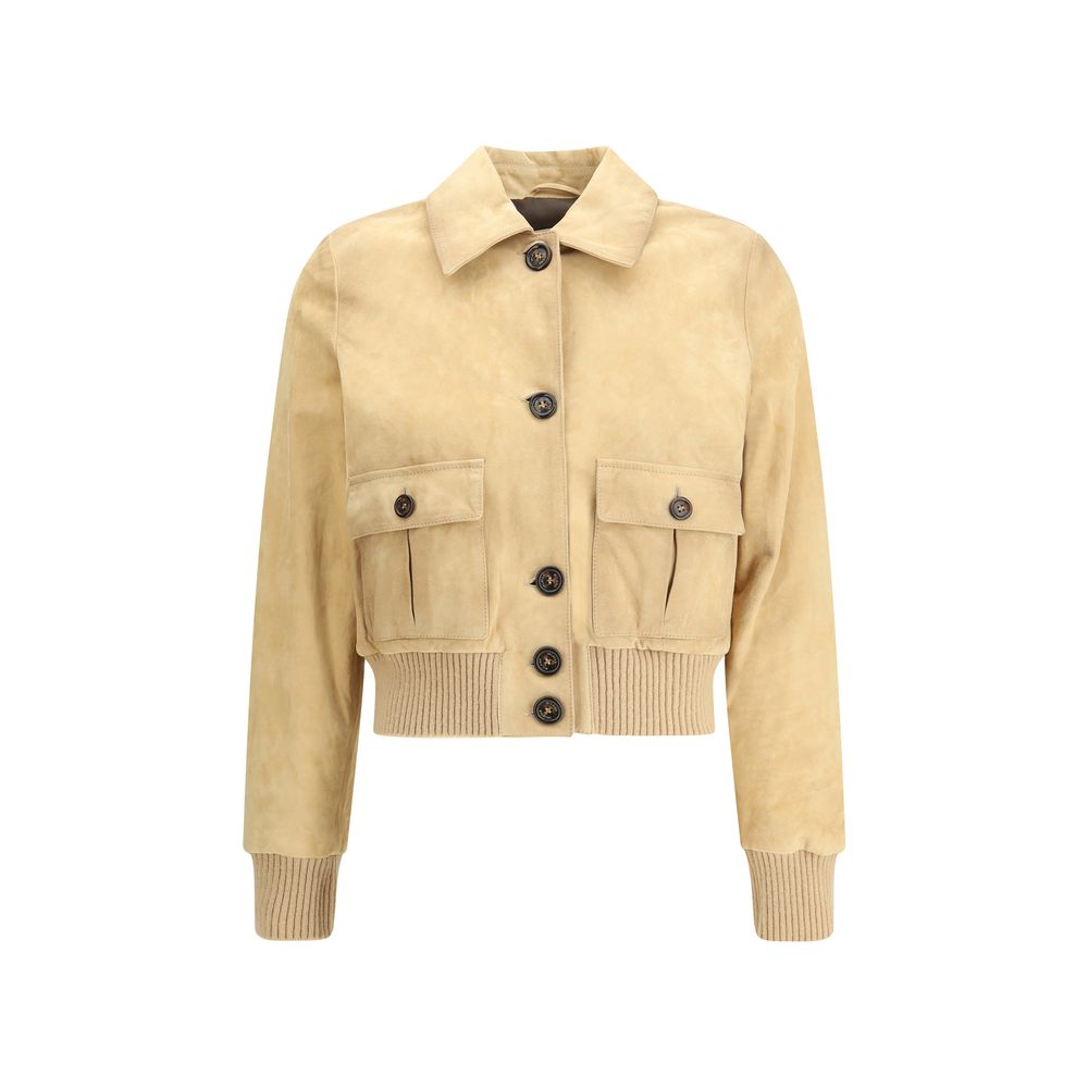 Beige Goatskin Jacket