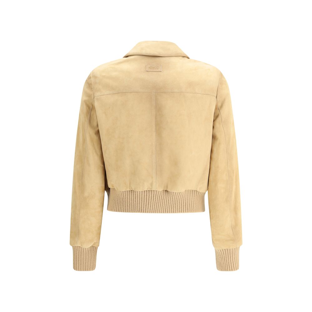 Beige Goatskin Jacket