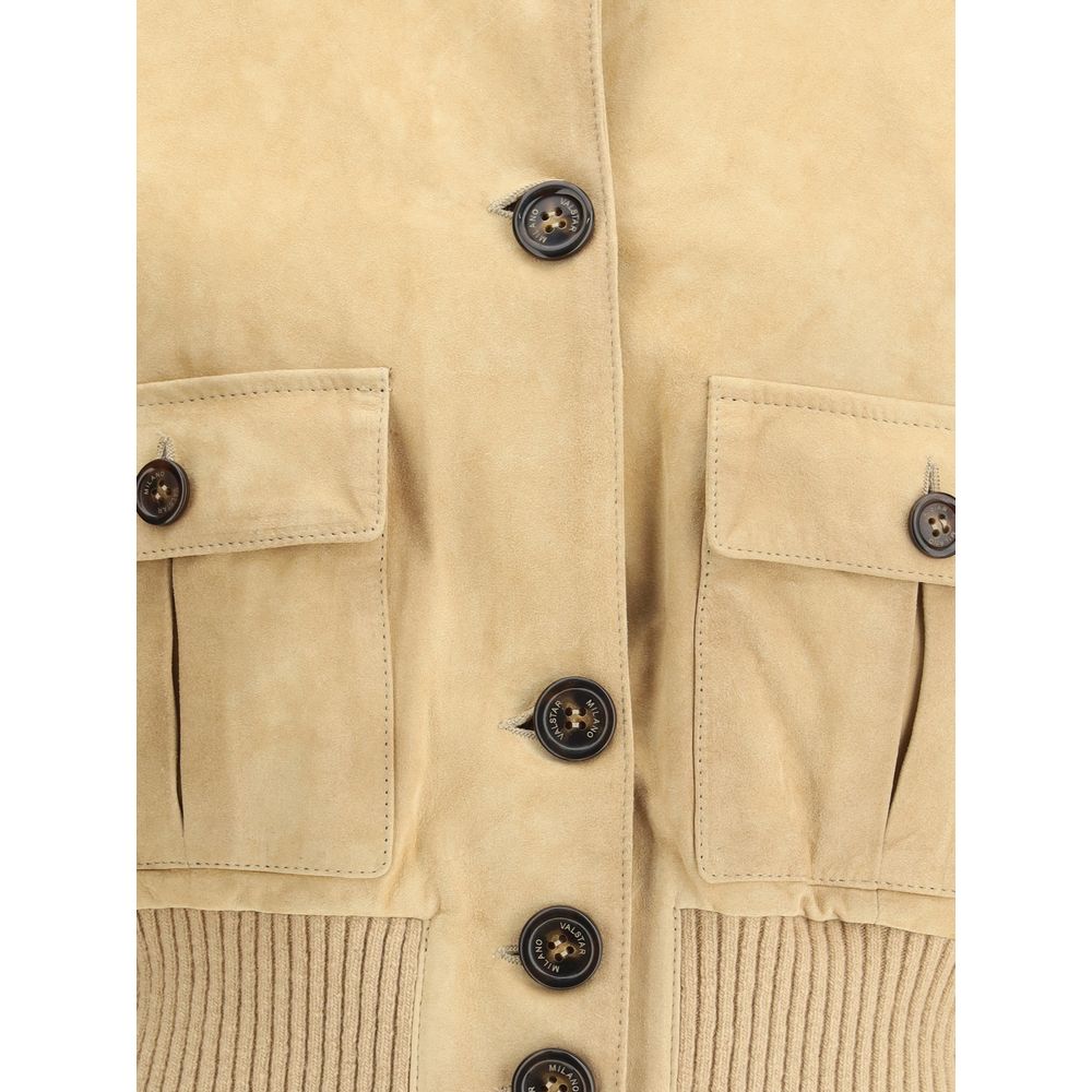 Beige Goatskin Jacket