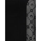 Black Wool Casual Dress