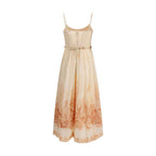 Multicolor Cotton Long Dress