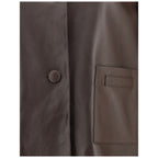 Brown Leather Leather Jacket