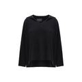 Black Cashmere Sweatshirt