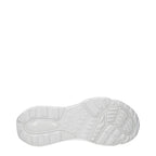 White Fabric Athletic Sneakers
