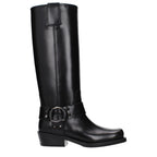 Black Leather Boots