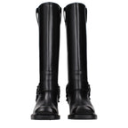Black Leather Boots