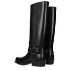 Black Leather Boots