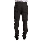 Black Virgin Wool Two-Piece Suit
