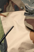 Multicolor Camouflage Hooded RainCoat Jacket
