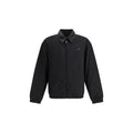 Black Recycled Polyamide Full-Length Jacket